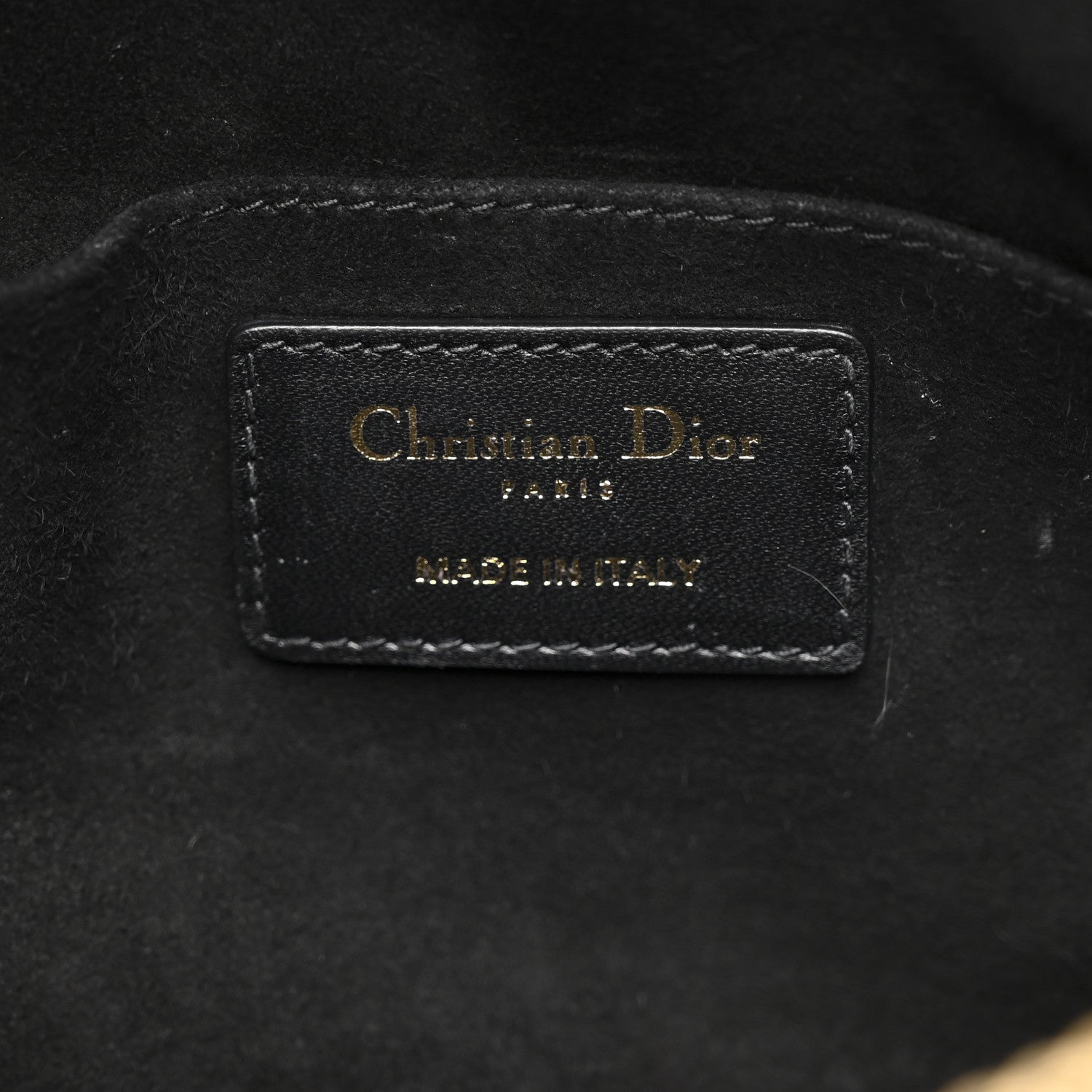 ディオール ラムスキン カナージュ ミディアム Dior Vibe ホーボーバッグ ブラック (代金引換)