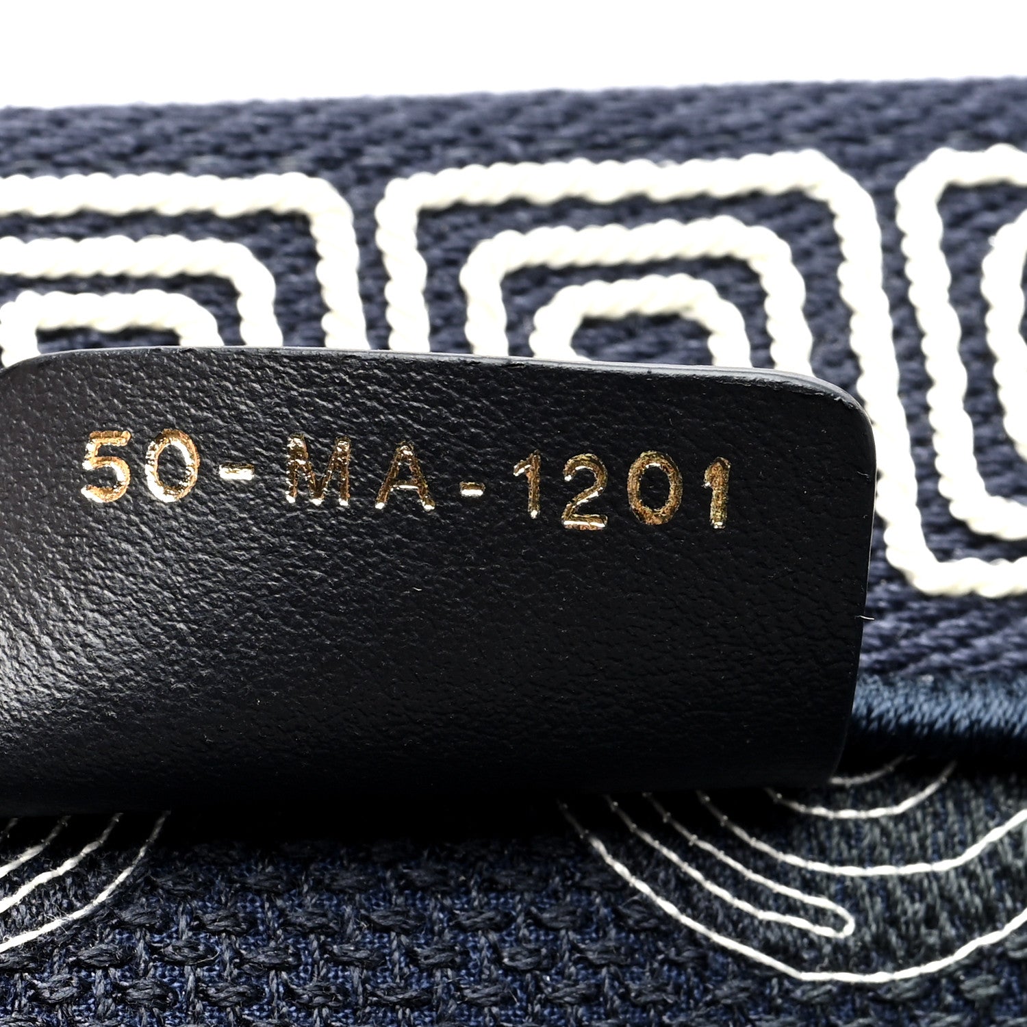 ディオール キャンバス 刺繍 コルネリー ブックトート ブルー ホワイト (代金引換)
