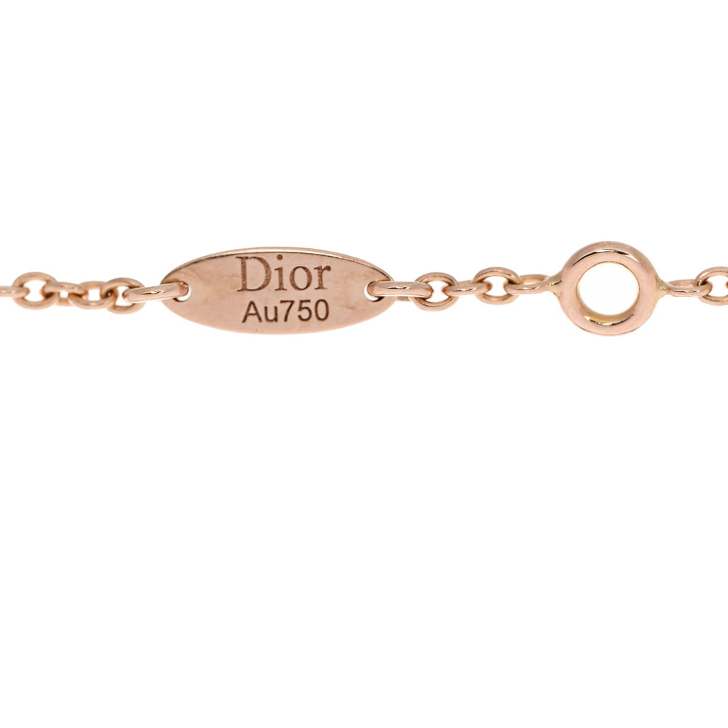 ディオール 18K ローズゴールド ダイヤモンド ブラックオニキス ローズ デ ヴァン ブレスレット (代金引換)