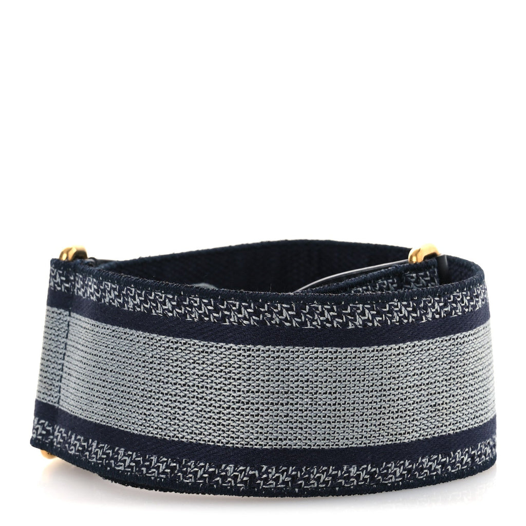 ディオール キャンバス刺繍 調節可能ショルダーストラップ ブルー (代金引換)
