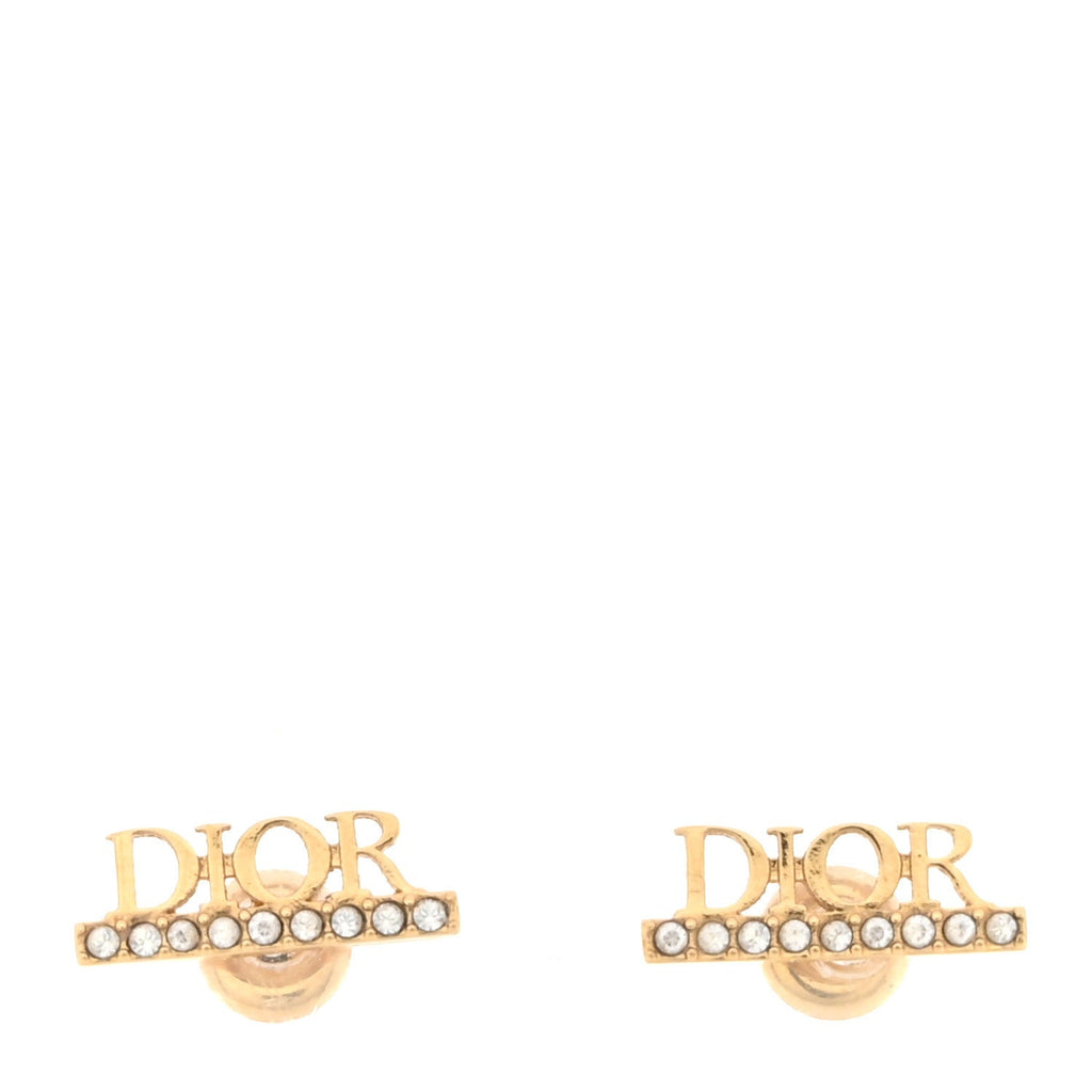 ディオール クリスタル Dio(r)evolution イヤリング ゴールド (代金引換)