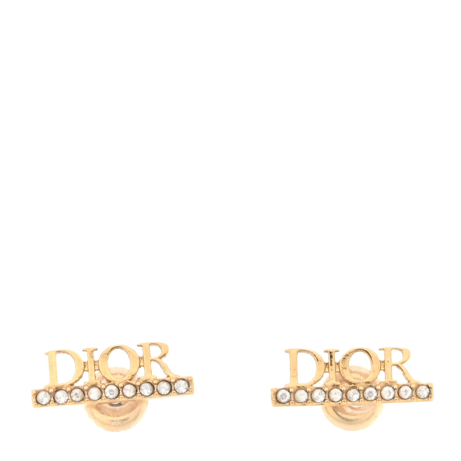 ディオール クリスタル Dio(r)evolution イヤリング ゴールド (代金引換)