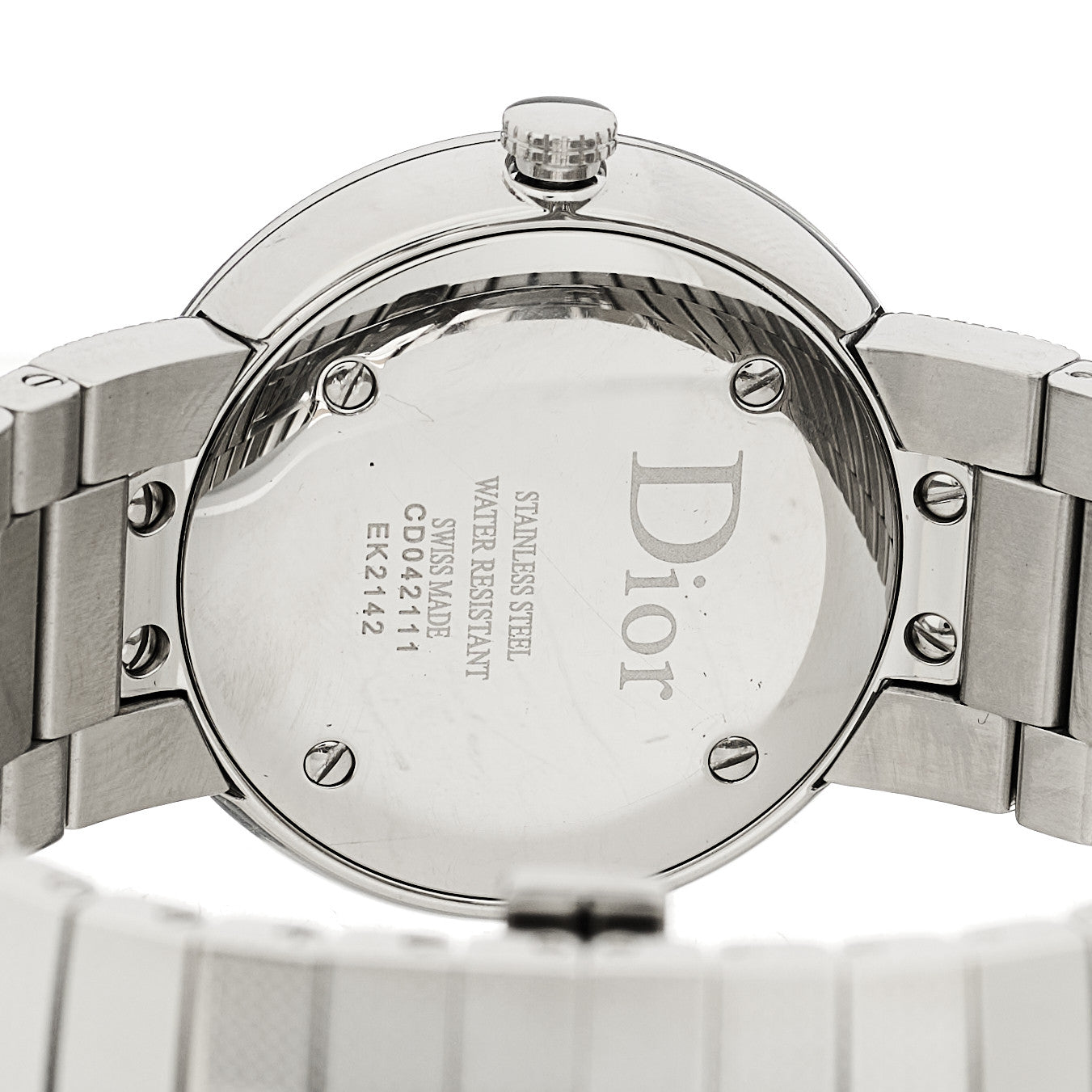 ディオール ステンレススチール ダイヤモンドベゼル 33mm La D De Dior クォーツ ウォッチ (代金引換)