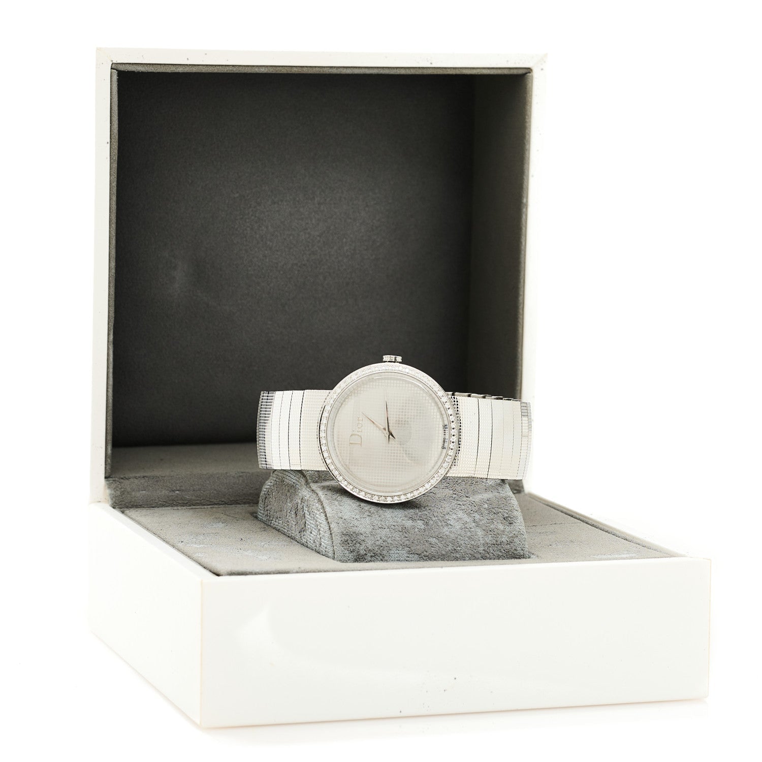 ディオール ステンレススチール ダイヤモンドベゼル 33mm La D De Dior クォーツ ウォッチ (代金引換)