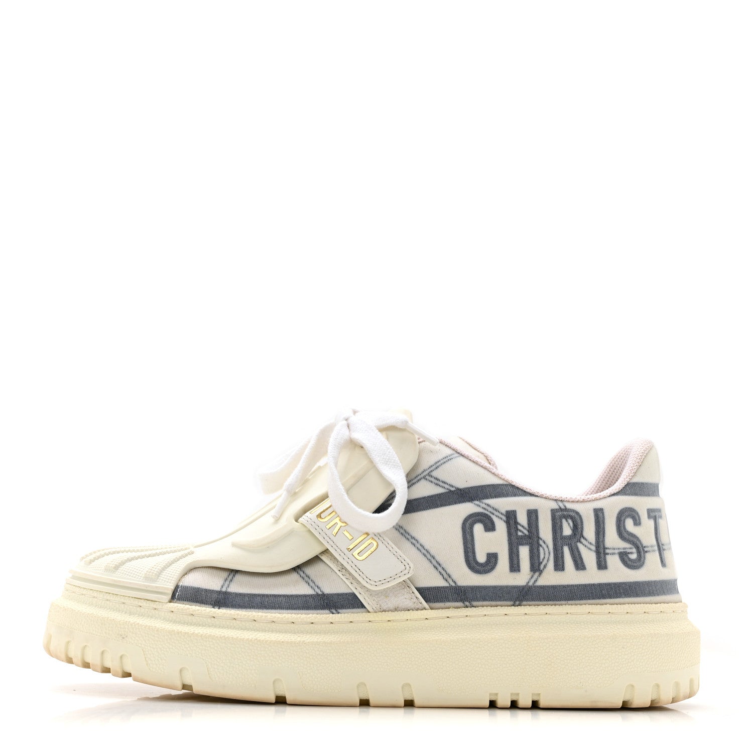 ディオール ナイロンメッシュ Dior-ID プラットフォームスニーカー 37.5 ブルーフランス (代金引換)