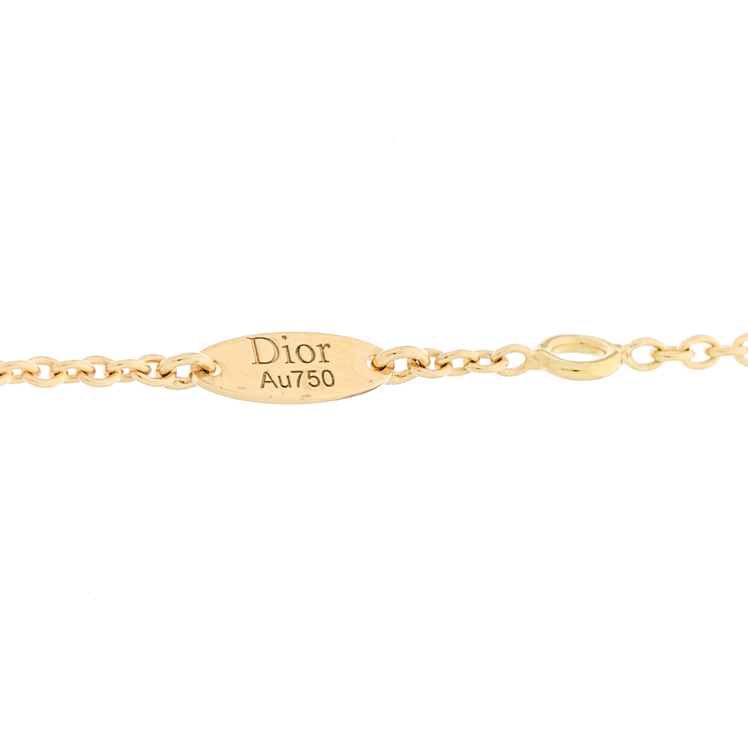 ディオール 18K イエローゴールド ダイヤモンド ブラックオニキス マザーオブパール ローズ セレステ ペンダント ネックレス (代金引換)