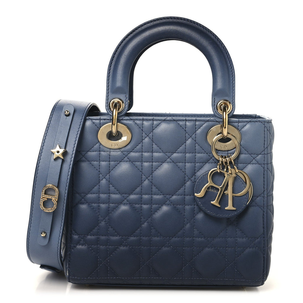 ディオール ラムスキン カナージュ グラデーション スモール マイ ABCDior レディ ディオール インディゴブルー (代金引換)