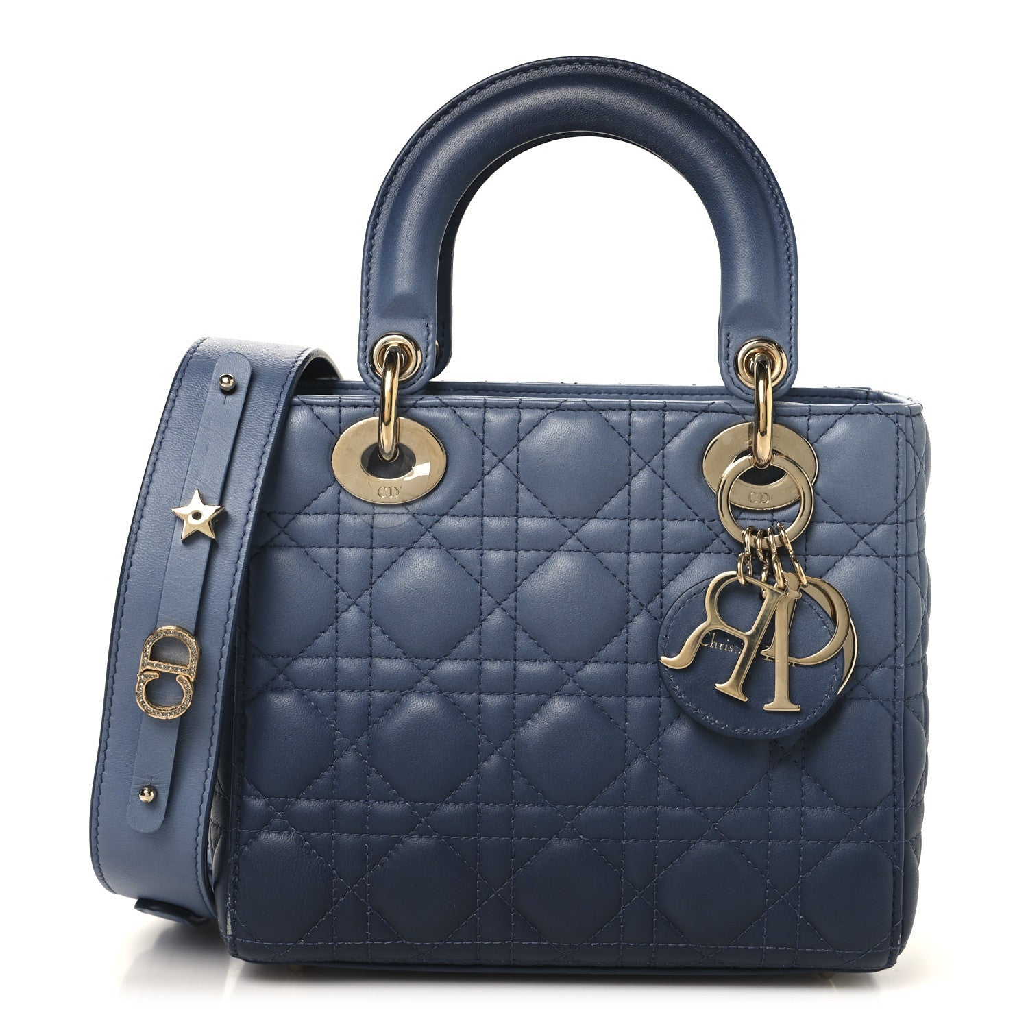 ディオール ラムスキン カナージュ グラデーション スモール マイ ABCDior レディ ディオール インディゴブルー (代金引換)