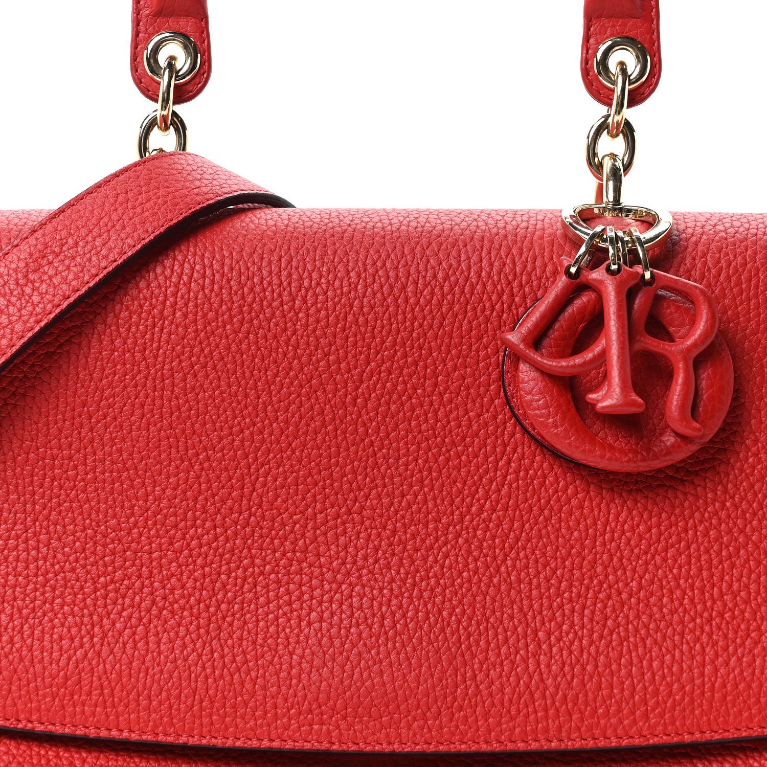 ディオール ブルカーフ ミディアム Be Dior フラップ レッド・ピンク (代金引換)