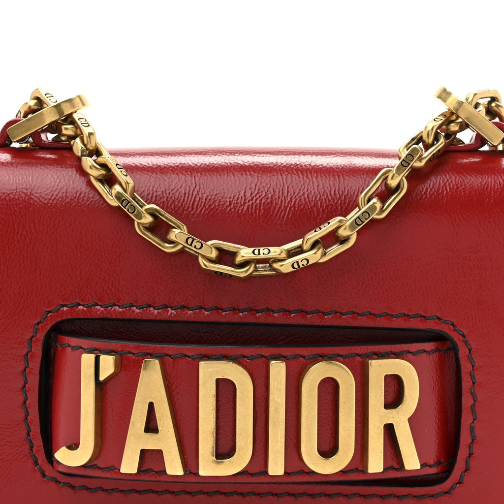 ディオール カーフスキン J'Adior チェーン フラップバッグ レッド (代金引換)