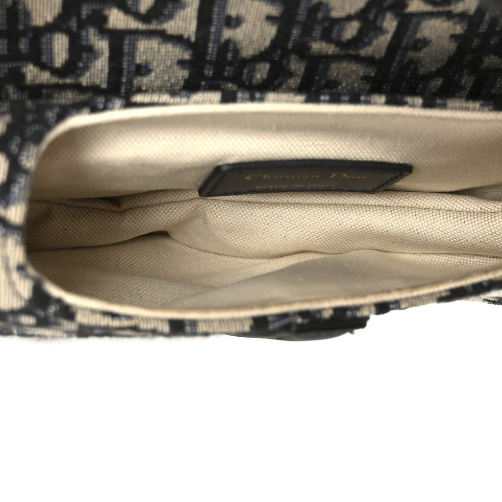 ディオール オブリーク ミニ サドルバッグ ブルー (代金引換)