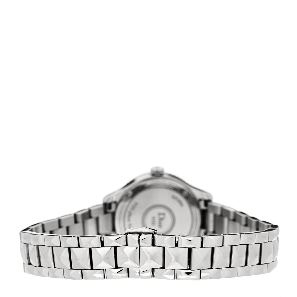 ディオール ステンレススチール ダイヤモンドベゼル 25mm Dior VIII モンテーニュ クォーツウォッチ (代金引換)