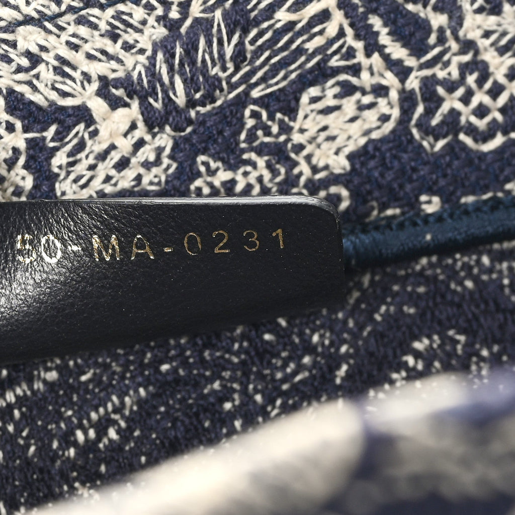 ディオール キャンバス 刺繍 ラージ ディオリヴィエラ トワルドジュイ リバース ブックトート ブルー (代金引換)