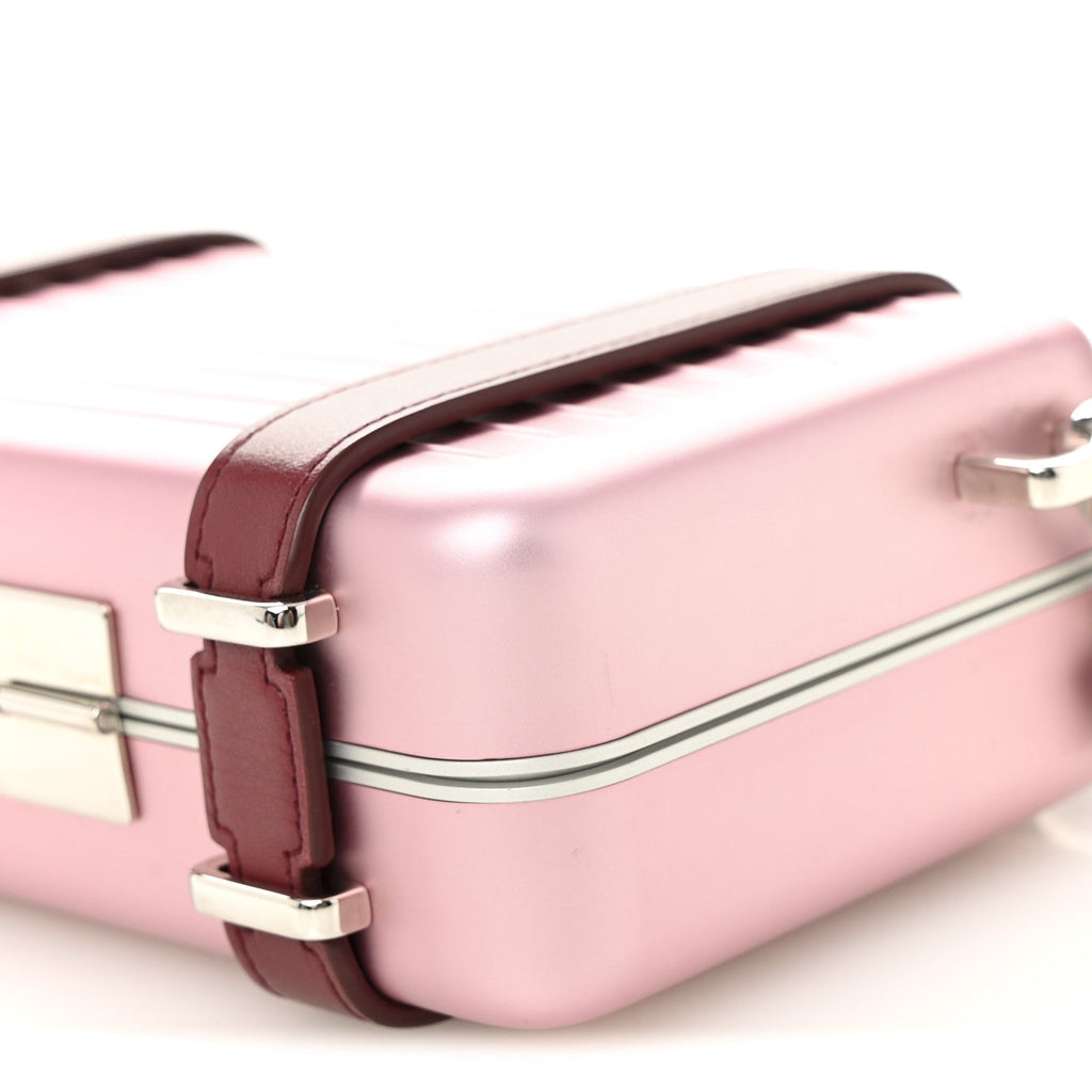ディオール X RIMOWA アルミニウム パーソナル クラッチ オン ストラップ ローズ (代金引換)