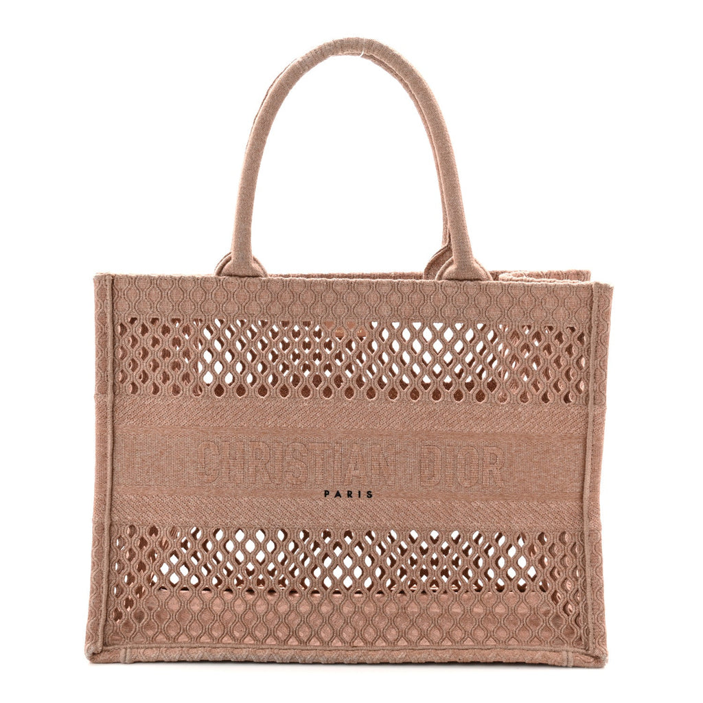 ディオール メッシュ 刺繍 ミディアム ブックトート クレイ (代金引換)