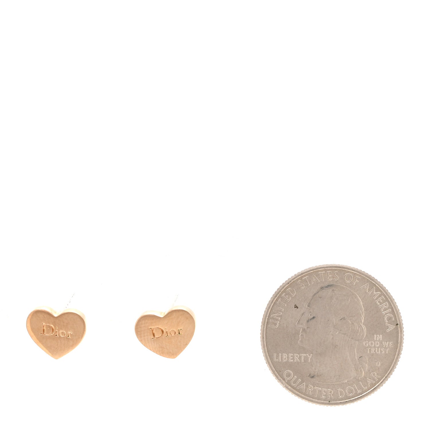 ディオール メタル ハート ロゴ ピアス ゴールド (代金引換)