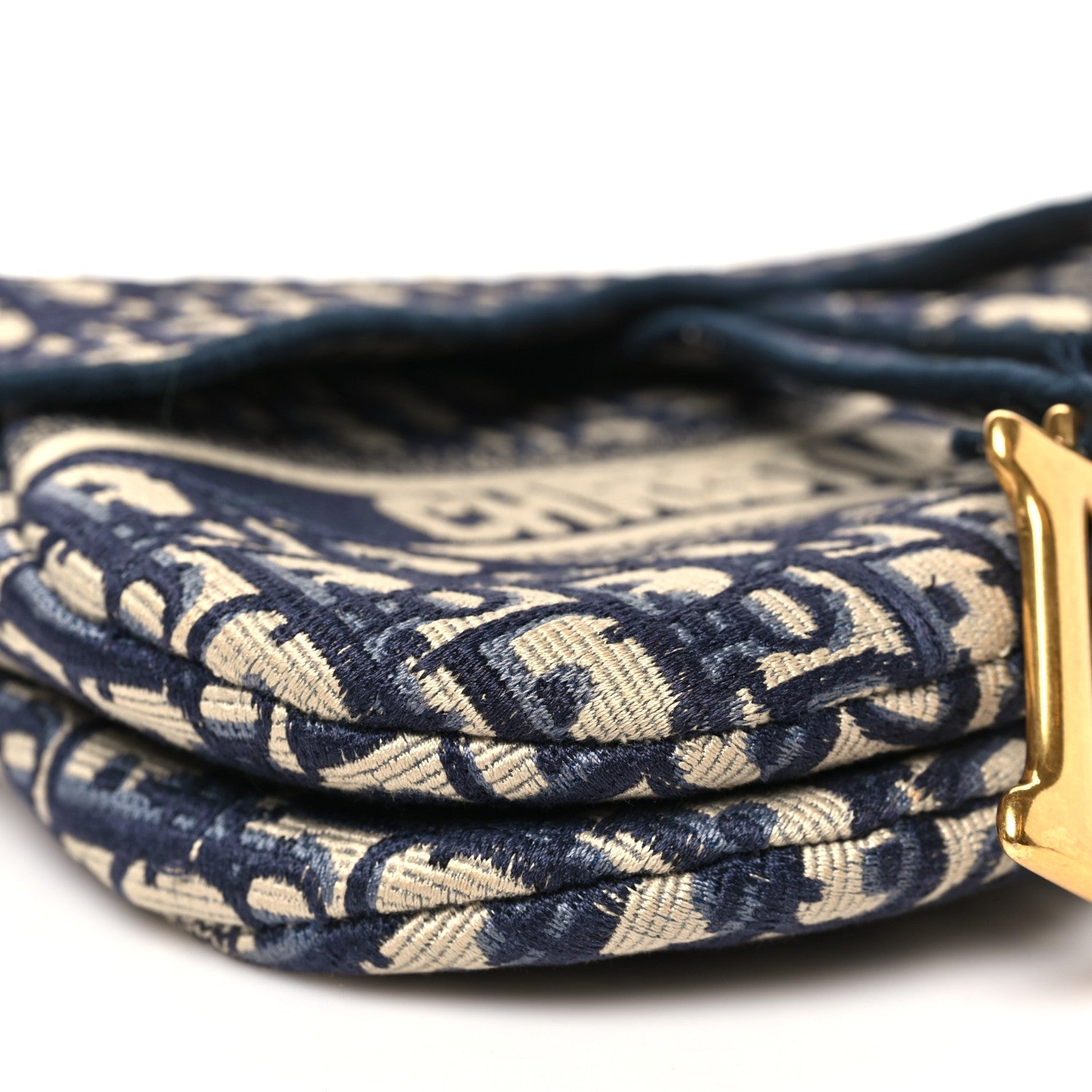 ディオール オブリーク 刺繍 サドルバッグ ブルー (代金引換)