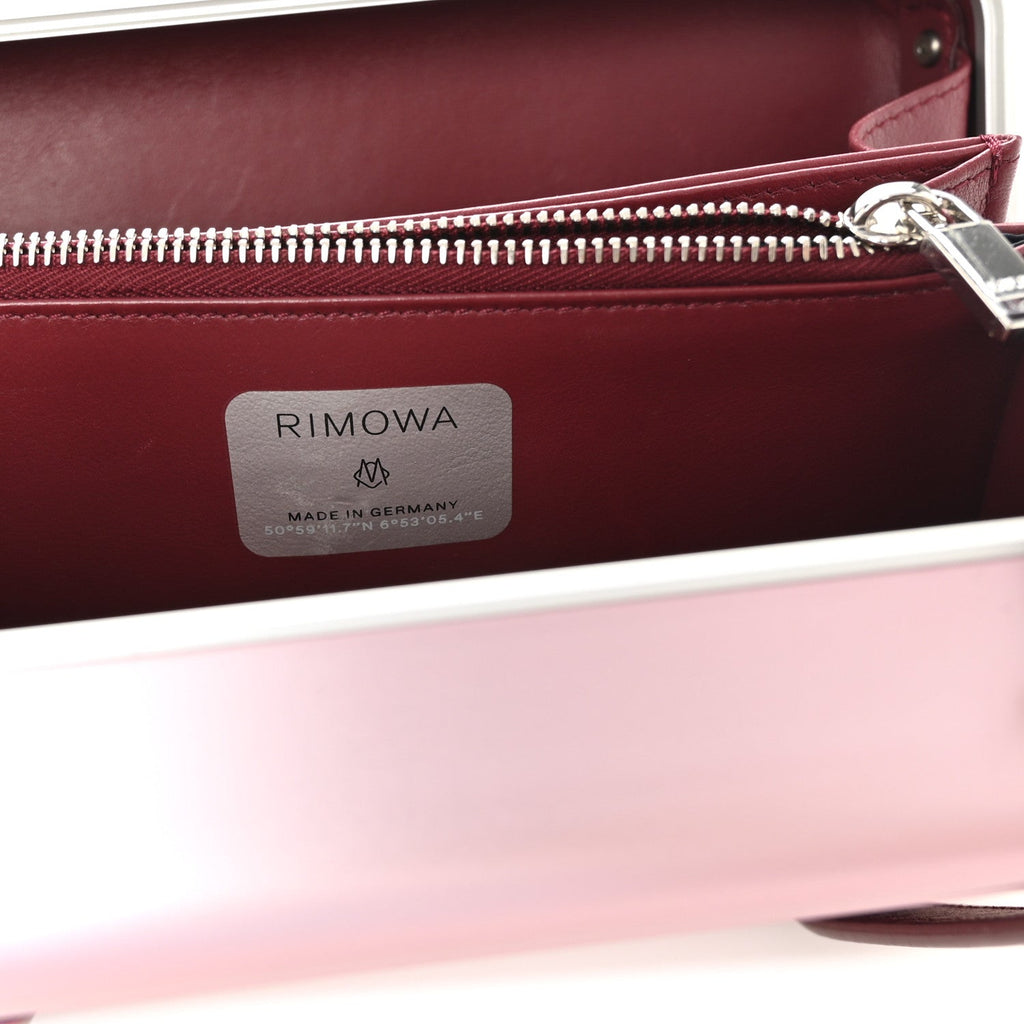 ディオール X RIMOWA アルミニウム パーソナル クラッチ オン ストラップ ローズ (代金引換)