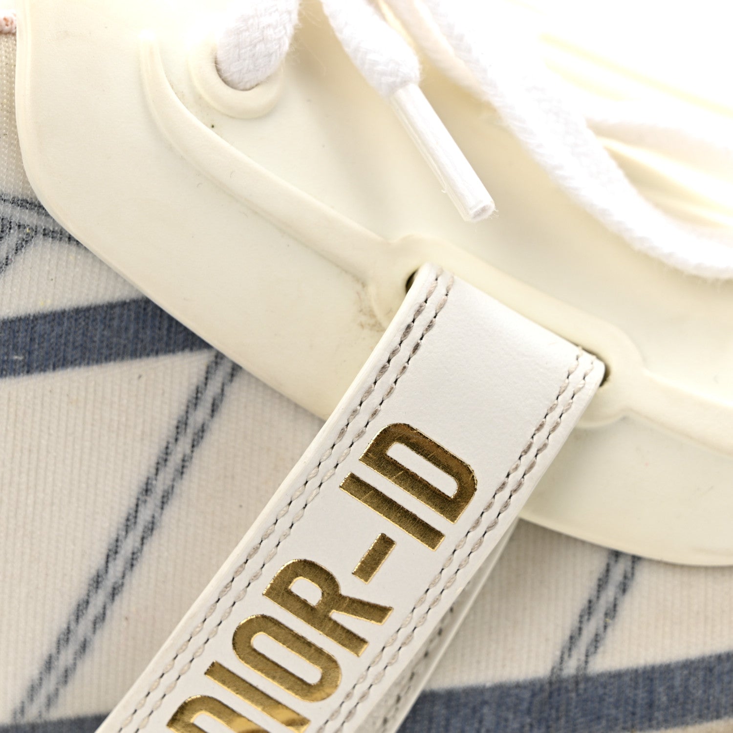 ディオール ナイロンメッシュ Dior-ID プラットフォームスニーカー 37.5 ブルーフランス (代金引換)
