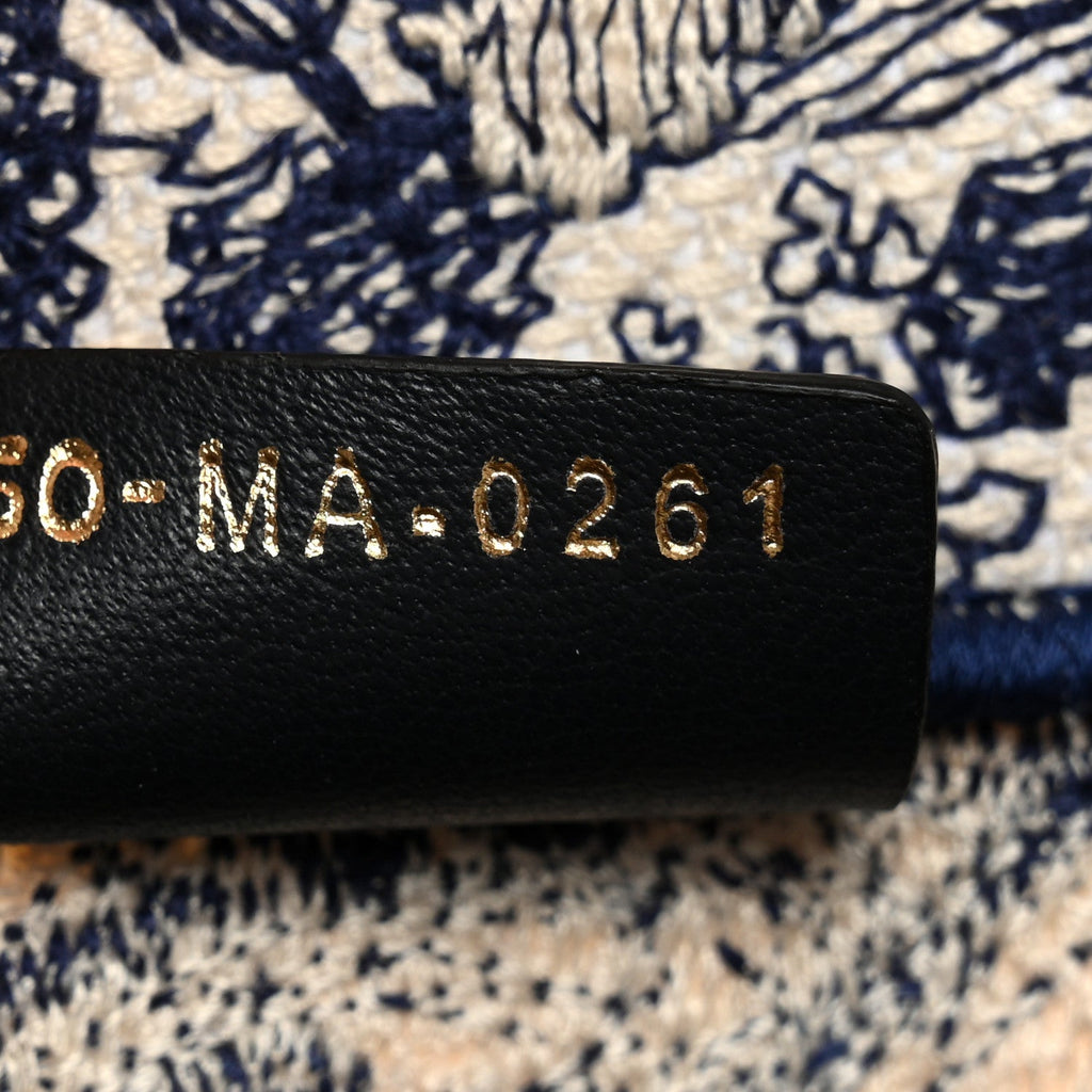 ディオール キャンバス 刺繍 ラージ ディオリヴィエラ トワルドジュイ ブックトート ブルー (代金引換)
