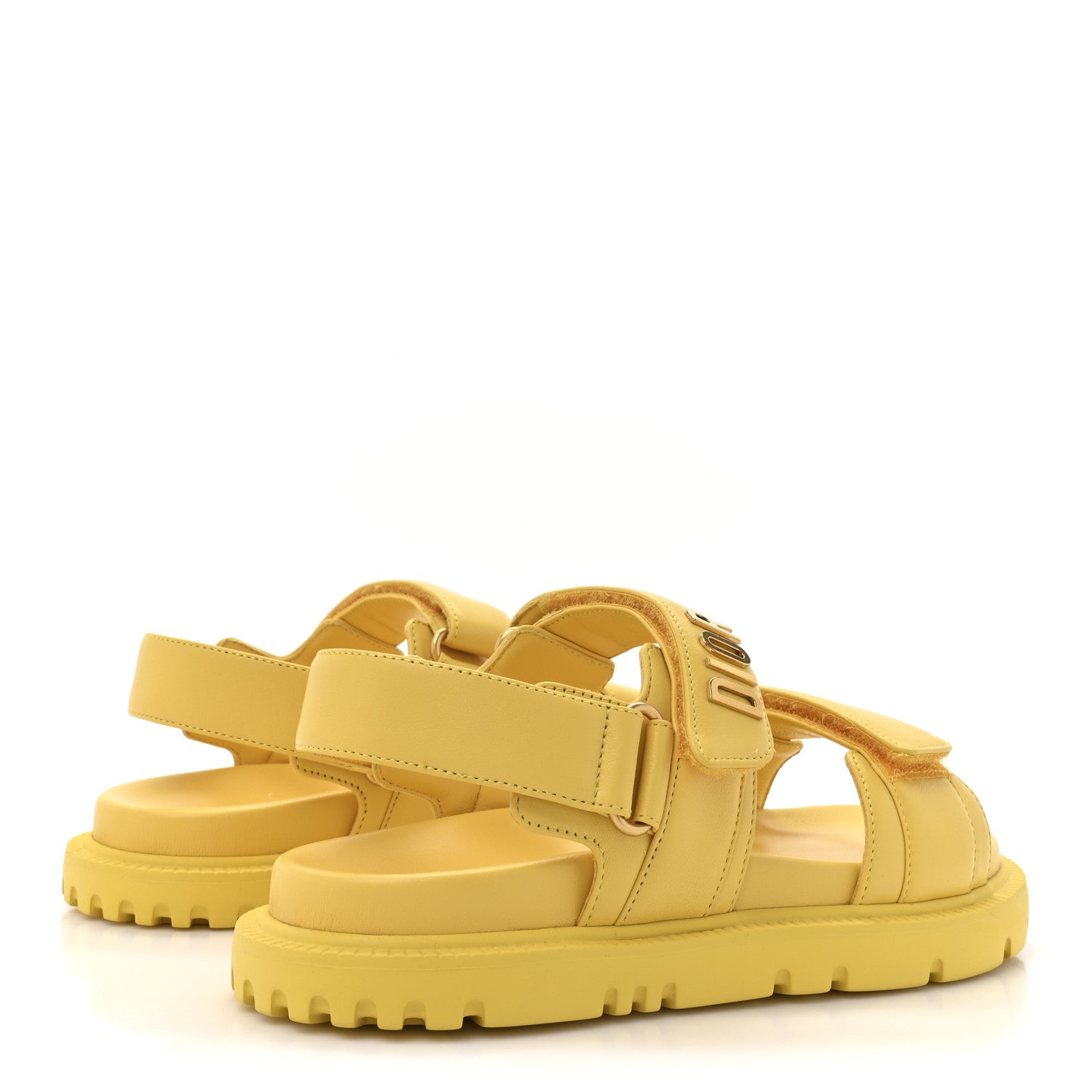 ディオール ラムスキン Dioract 10mm サンダル 35 イエロー グアダルーペ (代金引換)