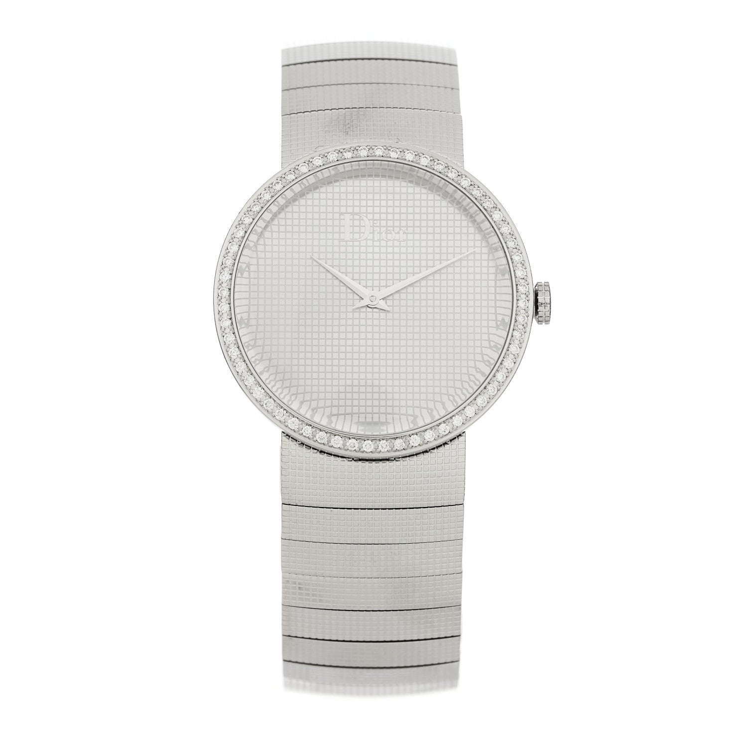 ディオール ステンレススチール ダイヤモンドベゼル 33mm La D De Dior クォーツ ウォッチ (代金引換)
