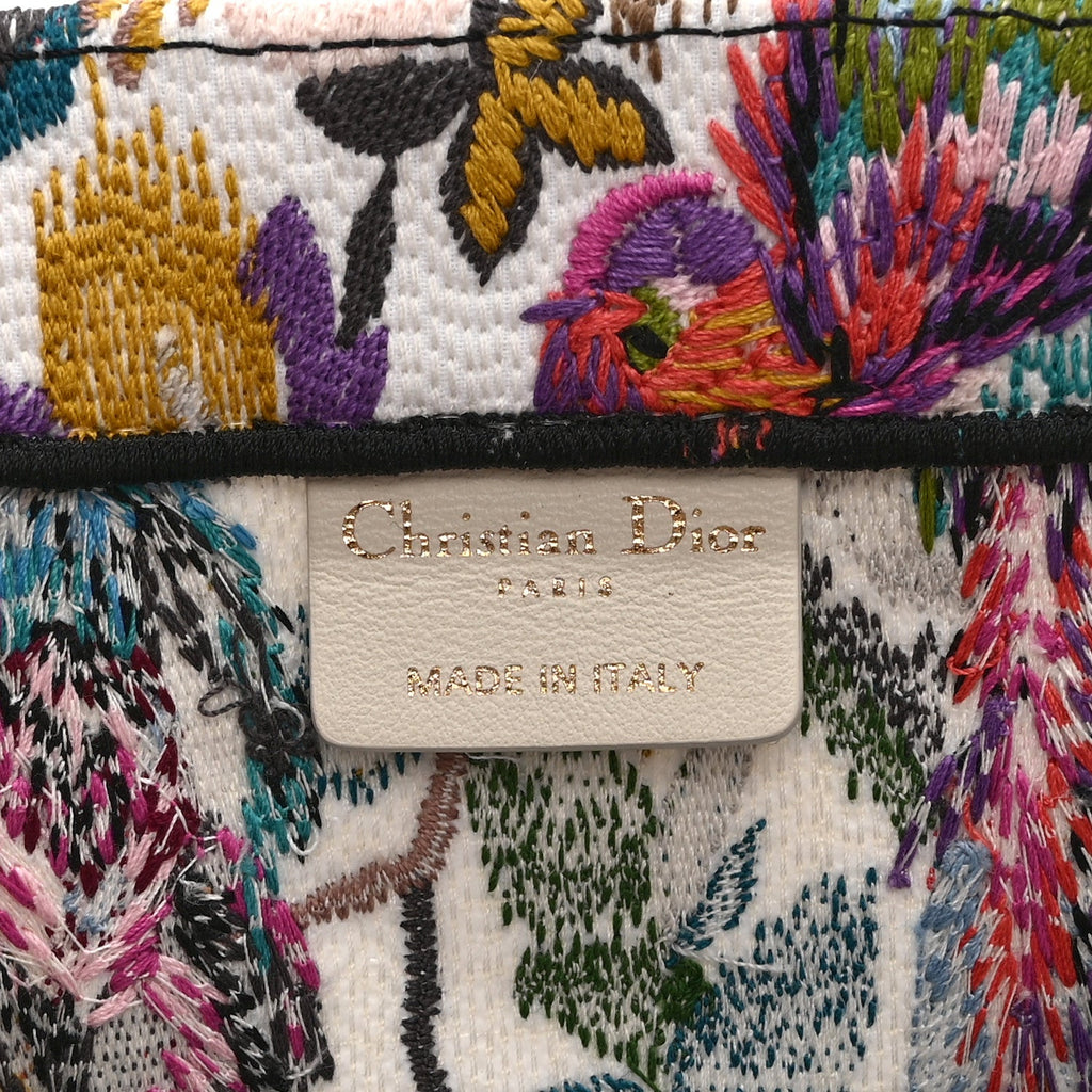 ディオール キャンバス 刺繍 ミディアム KJouy ファンタスティカ ブックトート マルチカラー (代金引換)
