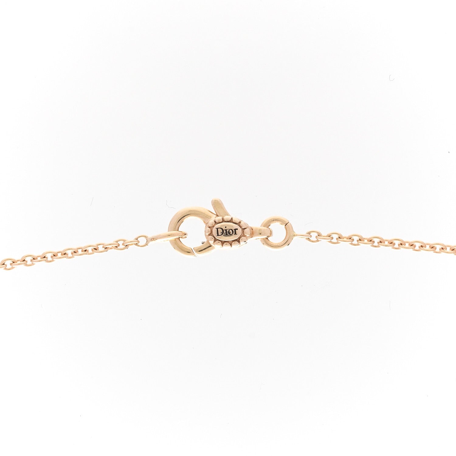 ディオール 18K イエロー＆ホワイトゴールド ダイヤモンド ブラックオニキス マザーオブパール ローズセレステ ペンダントネックレス (代金引換)