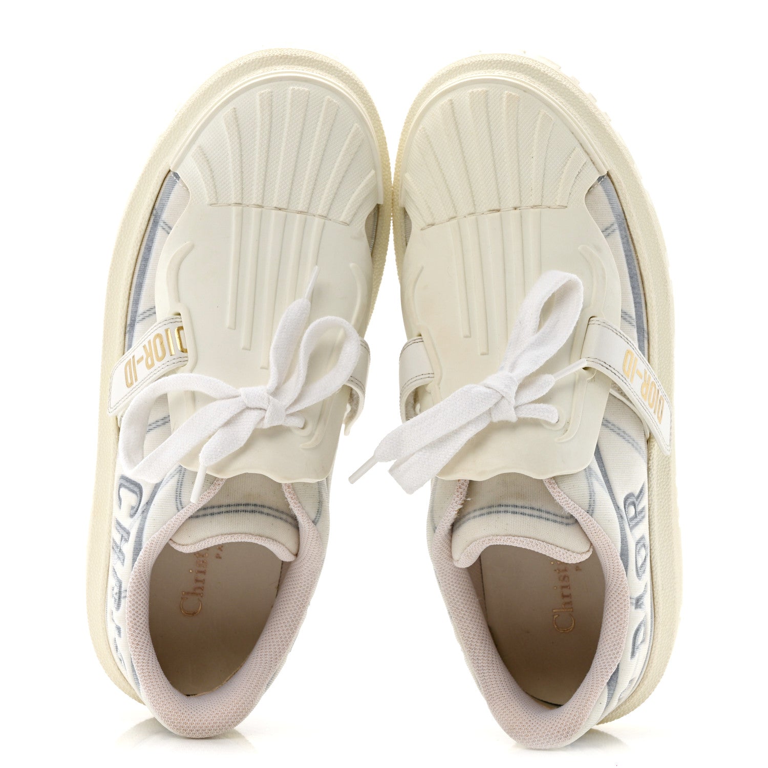 ディオール ナイロンメッシュ Dior-ID プラットフォームスニーカー 37.5 ブルーフランス (代金引換)