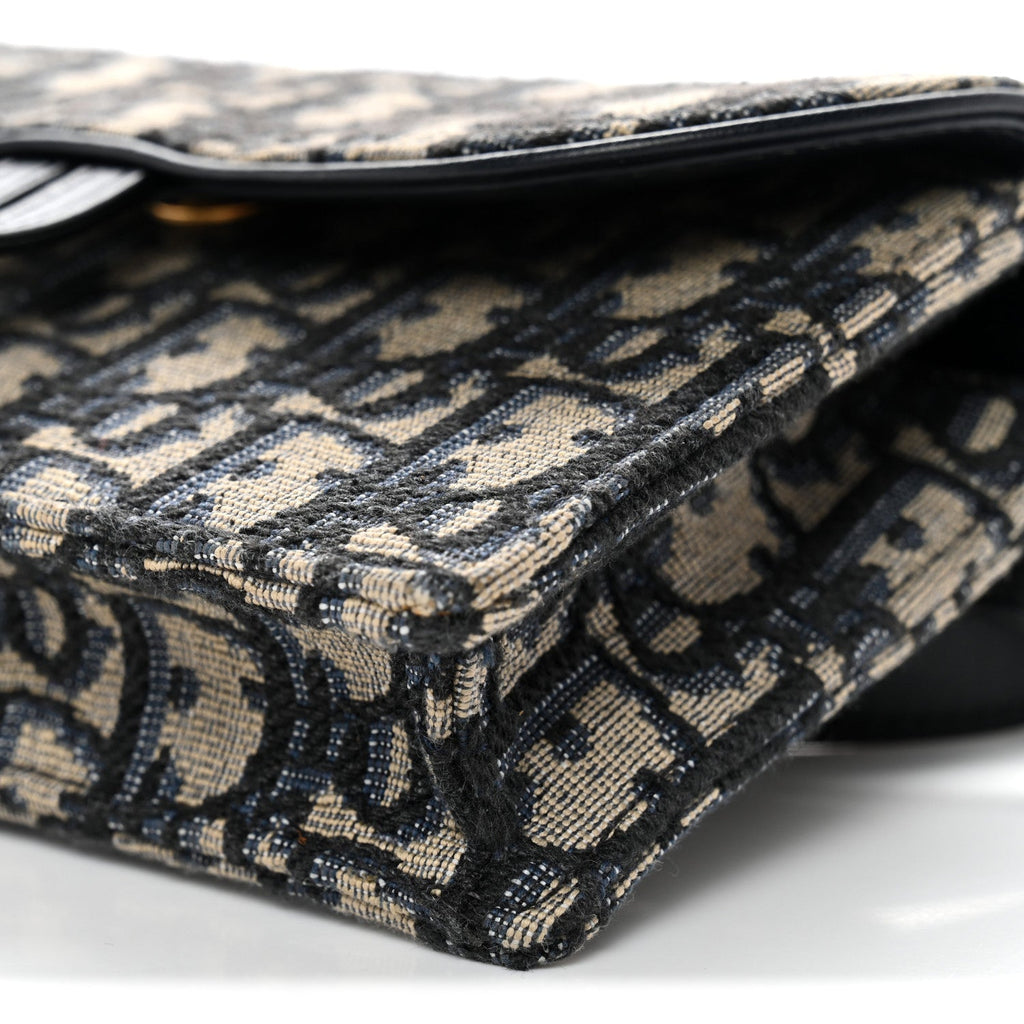 ディオール オブリーク サドル ベルトバッグ ブルー (代金引換)