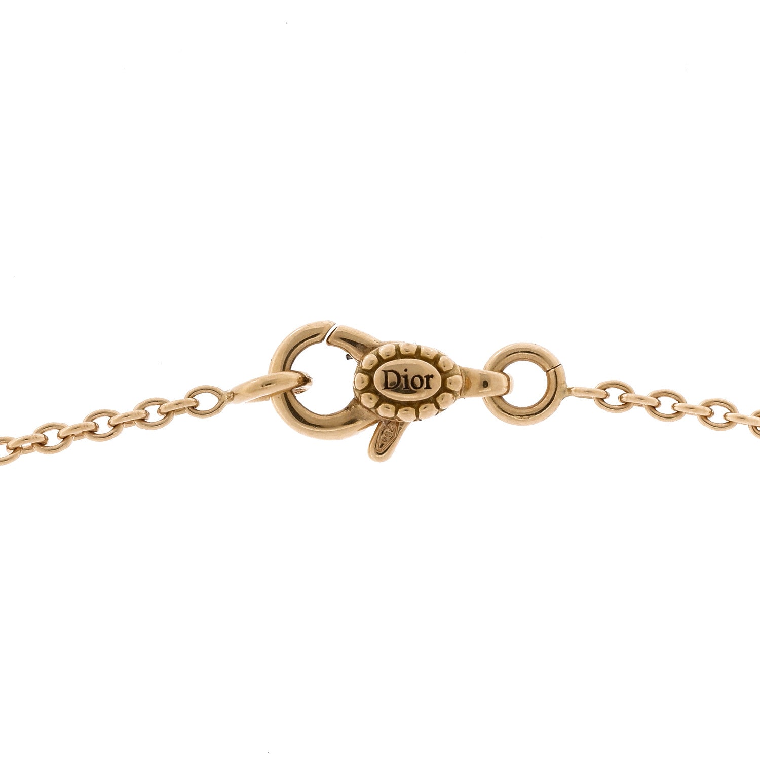 ディオール 18K イエローゴールド ダイヤモンド ミミローズ ペンダント ネックレス (代金引換)