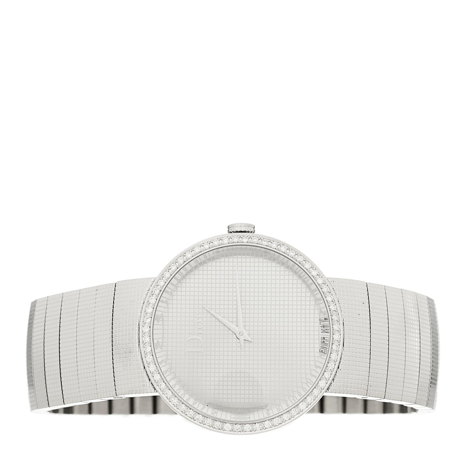 ディオール ステンレススチール ダイヤモンドベゼル 33mm La D De Dior クォーツ ウォッチ (代金引換)