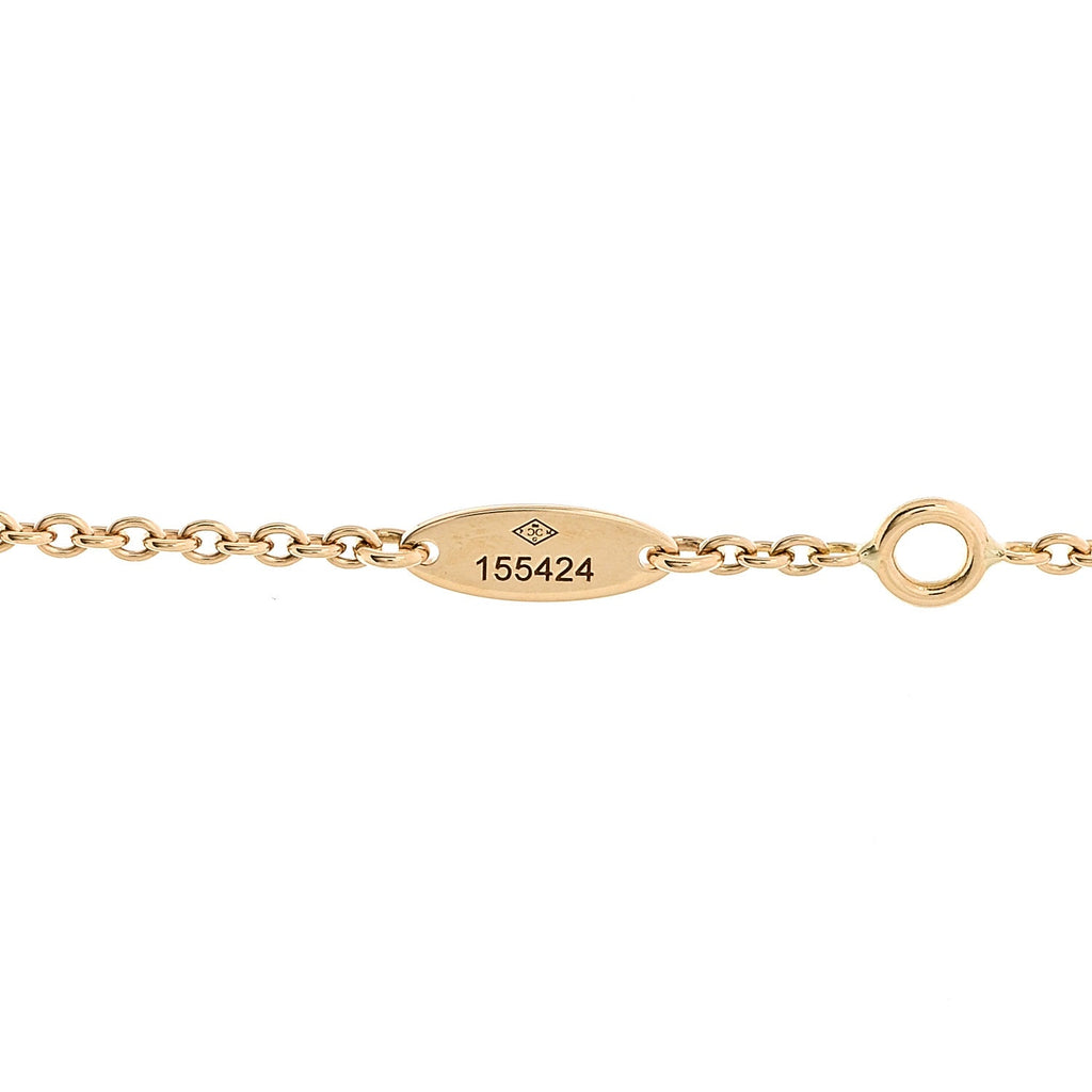 ディオール 18K イエローゴールド ダイヤモンド ラピスラズリ ローズ デ ヴァン ネックレス (代金引換)