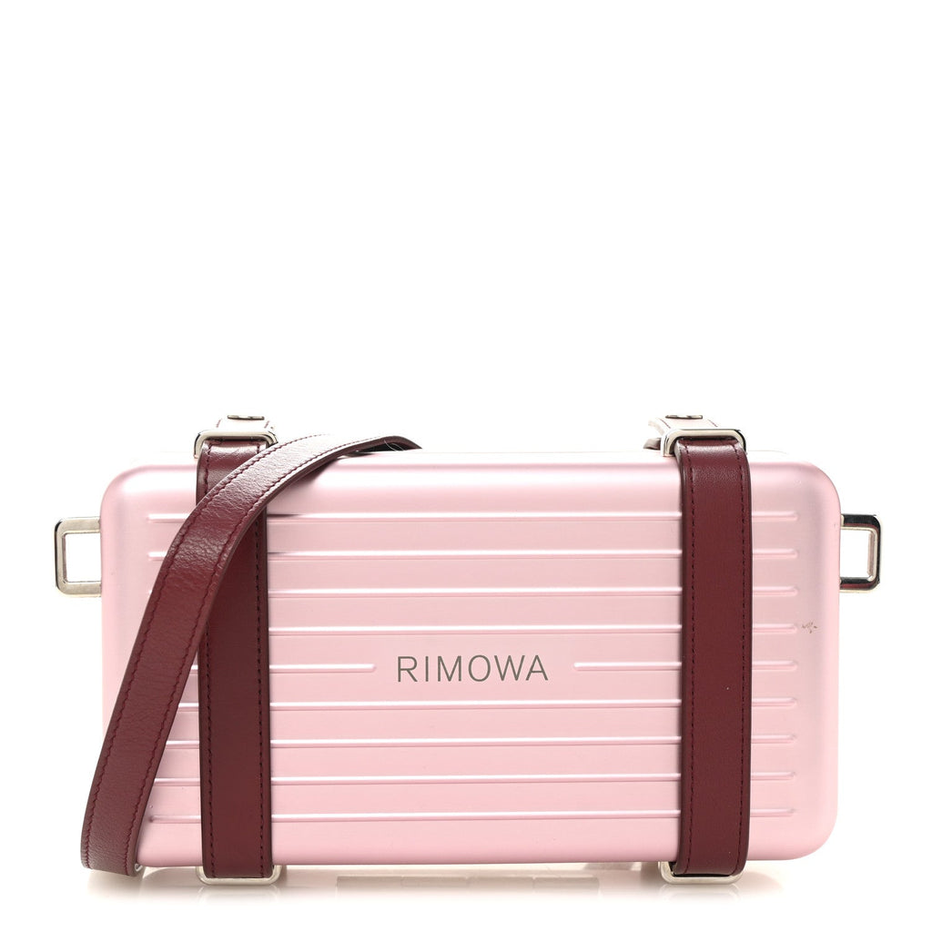 ディオール X RIMOWA アルミニウム パーソナル クラッチ オン ストラップ ローズ (代金引換)