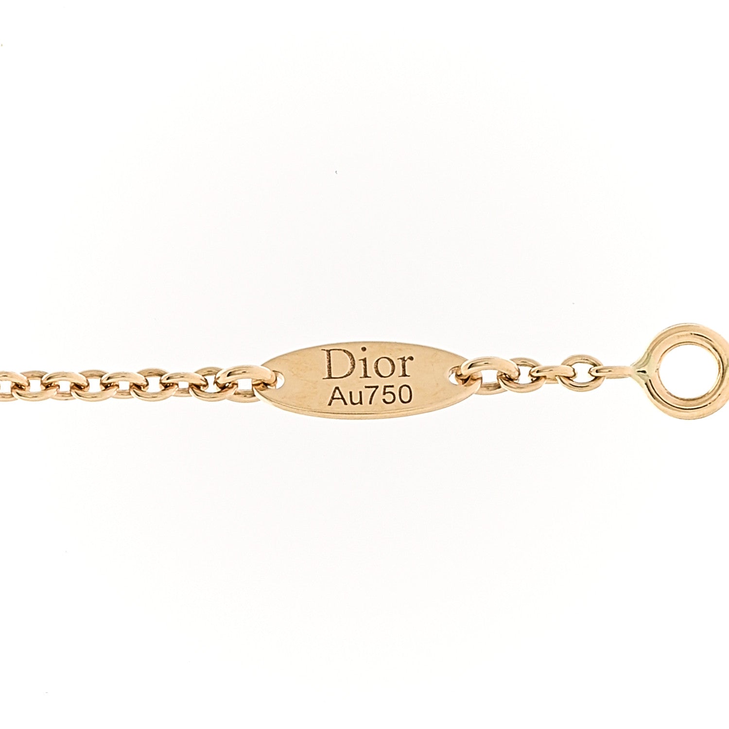 ディオール 18K イエローゴールド ダイヤモンド ラピスラズリ ローズ デ ヴァン ネックレス (代金引換)