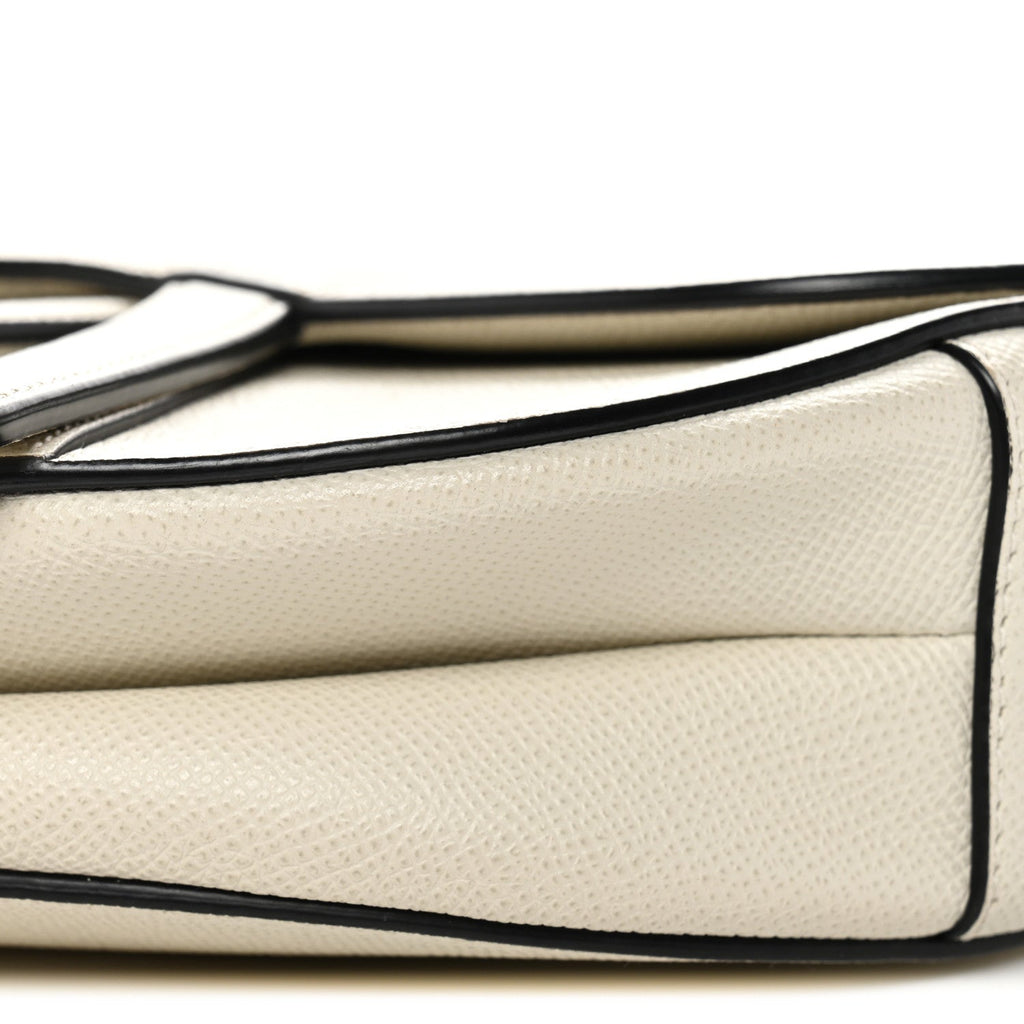 ディオール グレインドカーフスキン サドルバッグ ホワイト (代金引換)