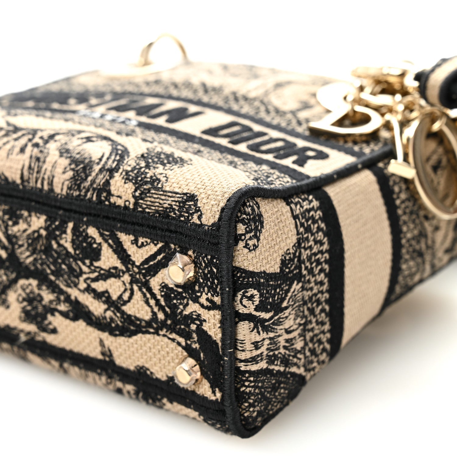 ディオール キャンバス トワル ドゥ ジュイ 刺繍 ミニ レディ D-ライト ブラウン マルチカラー (代金引換)
