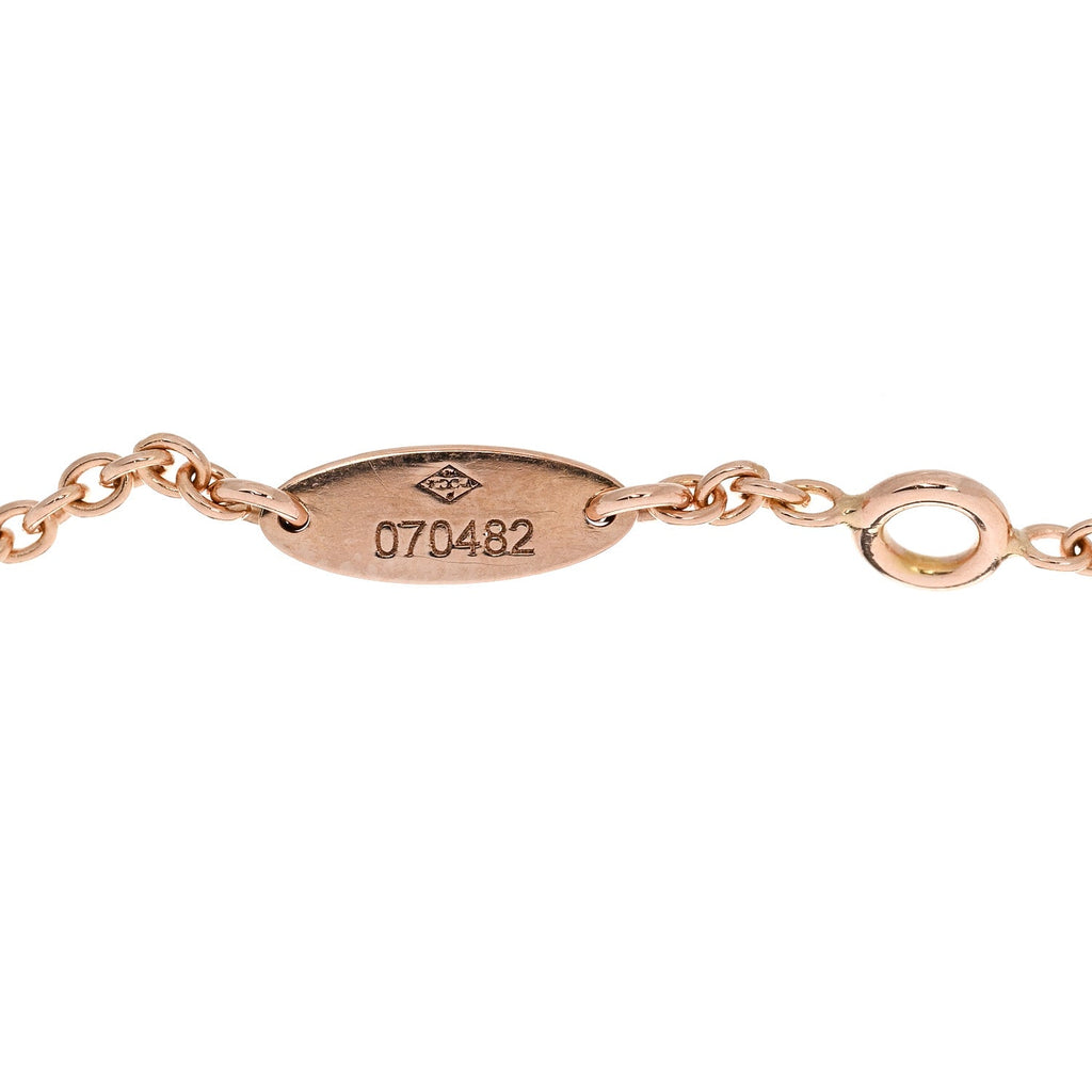 ディオール 18K ローズゴールド ダイヤモンド ブラックオニキス ローズ デ ヴァン ブレスレット (代金引換)