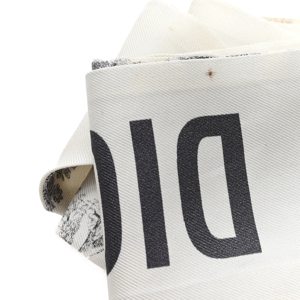 ディオール シルク トワル・ド・ジュイ ミツァ スカーフ ホワイト (代金引換)
